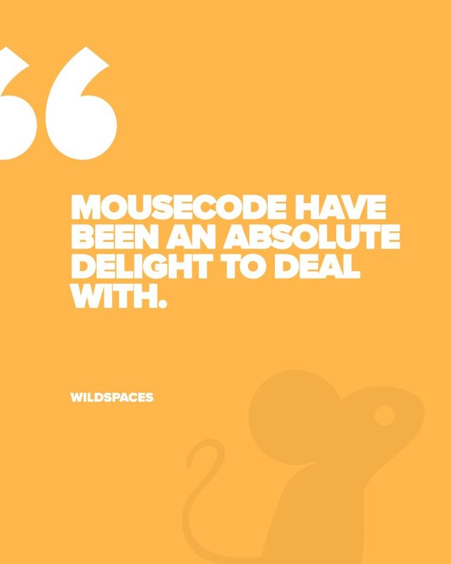 Right back at you @wild.spaces.collective 
✨🐭 

🌐 www.wildspaces.com

.
.
.
#mousecode #websitehelp #websitedesigner #shopify #wordpress #webdevelopment #webdesign #webdesignagency #webdevelopmentagency #webdesigncompany #webdevelopmentcompany #webdesignlondon #webdesignwiltshire #webdevelopmentlondon #webdevelopmentwiltshire