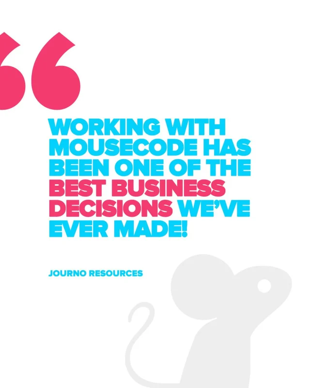 Client feedback is what spurs us on and helps us improve. 🐭 Plus a little pat on the back when we get one like this! 🎉 

#digitalagency #clientlove #websitedesign #websitedevelopment