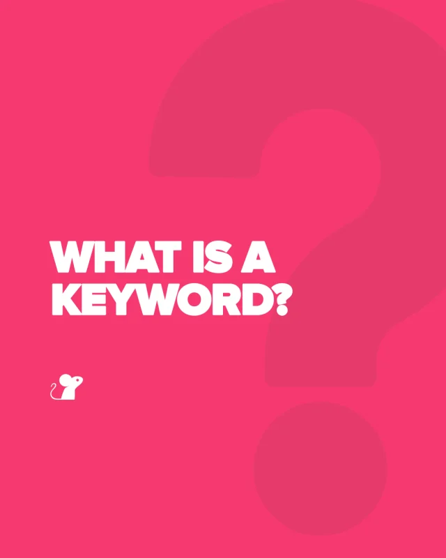 SEO keywords are the words and phrases people type into search engines to find what they need. They’re the foundation of getting your website found online organically and the right keywords help your site rank higher on the results page!

There are two main types and a balance is key:

• Short-tail keywords – broad and high volume (e.g. “marketing”)
• Long-tail keywords – more specific and targeted (e.g. “social media marketing for small businesses”)

Think about what your audience is actually searching for when approaching keywords, to ensure you're capturing the right audience. If you're not sure where to start, we can also help with keyword research using our tools and fab SEO team! 💡

Once you’ve got your keywords, place them naturally in your titles, metadata (the title and description on a search engine results page), and copy. BUT... don’t keyword stuff! Google and other search engines know when you’re doing it (and no, you can’t hide all your keywords in tiny font at the bottom of the page 😅)